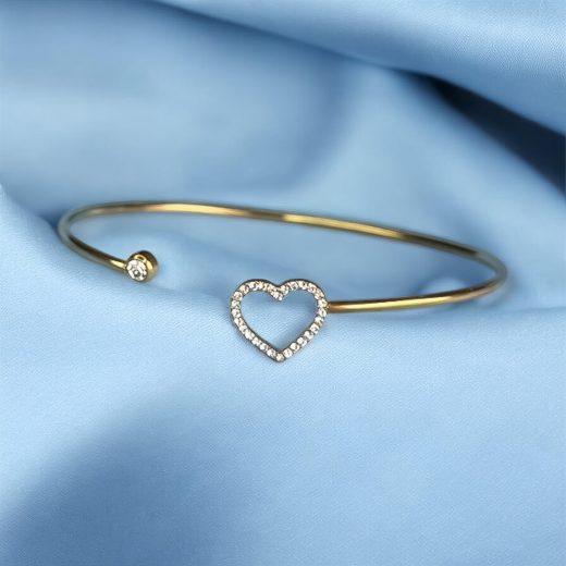 Bracelete Ella Crystal Heart - BELLIA